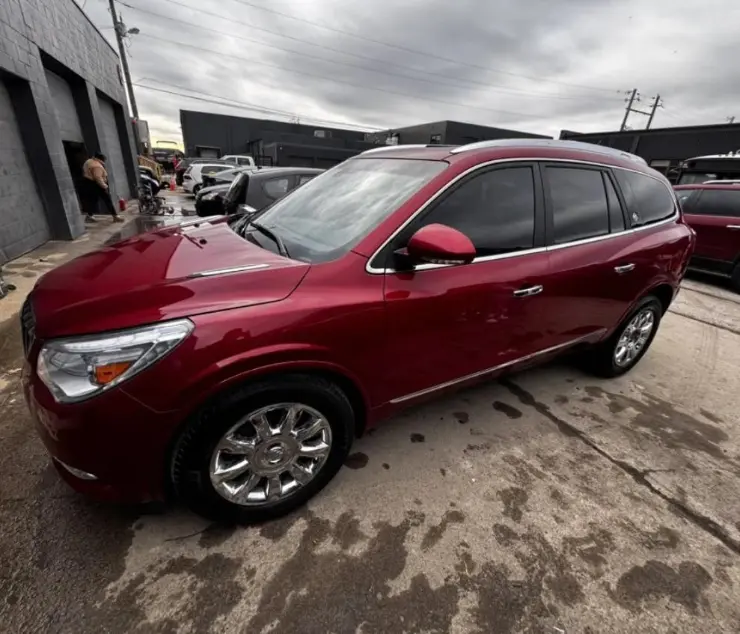 Buick Enclave side panel repair — after
